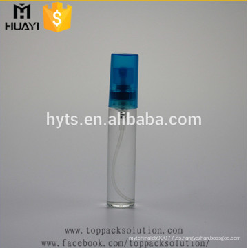 15ml botella de aerosol de cristal del bolsillo del tubo del perfume de la pluma del recorrido